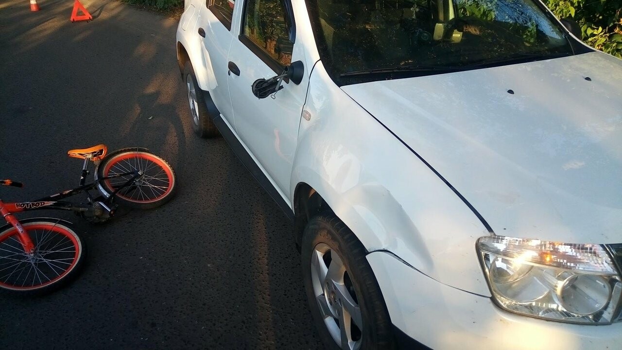 В Мичуринске под колеса попал 10-летний велосипедист, фото-1