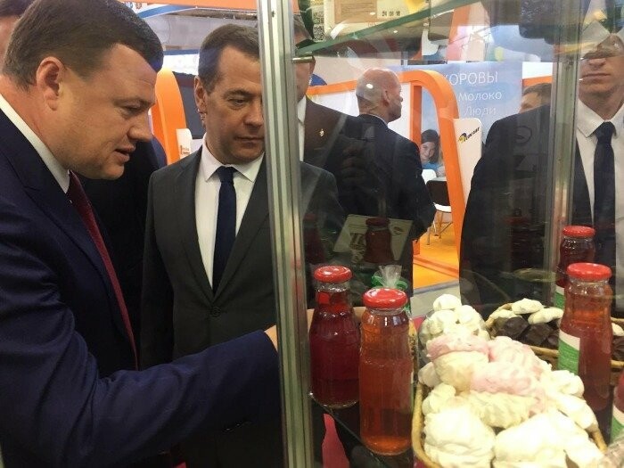 Александр Никитин рассказал Дмитрию Медведеву о тамбовской «космической» еде, фото-1