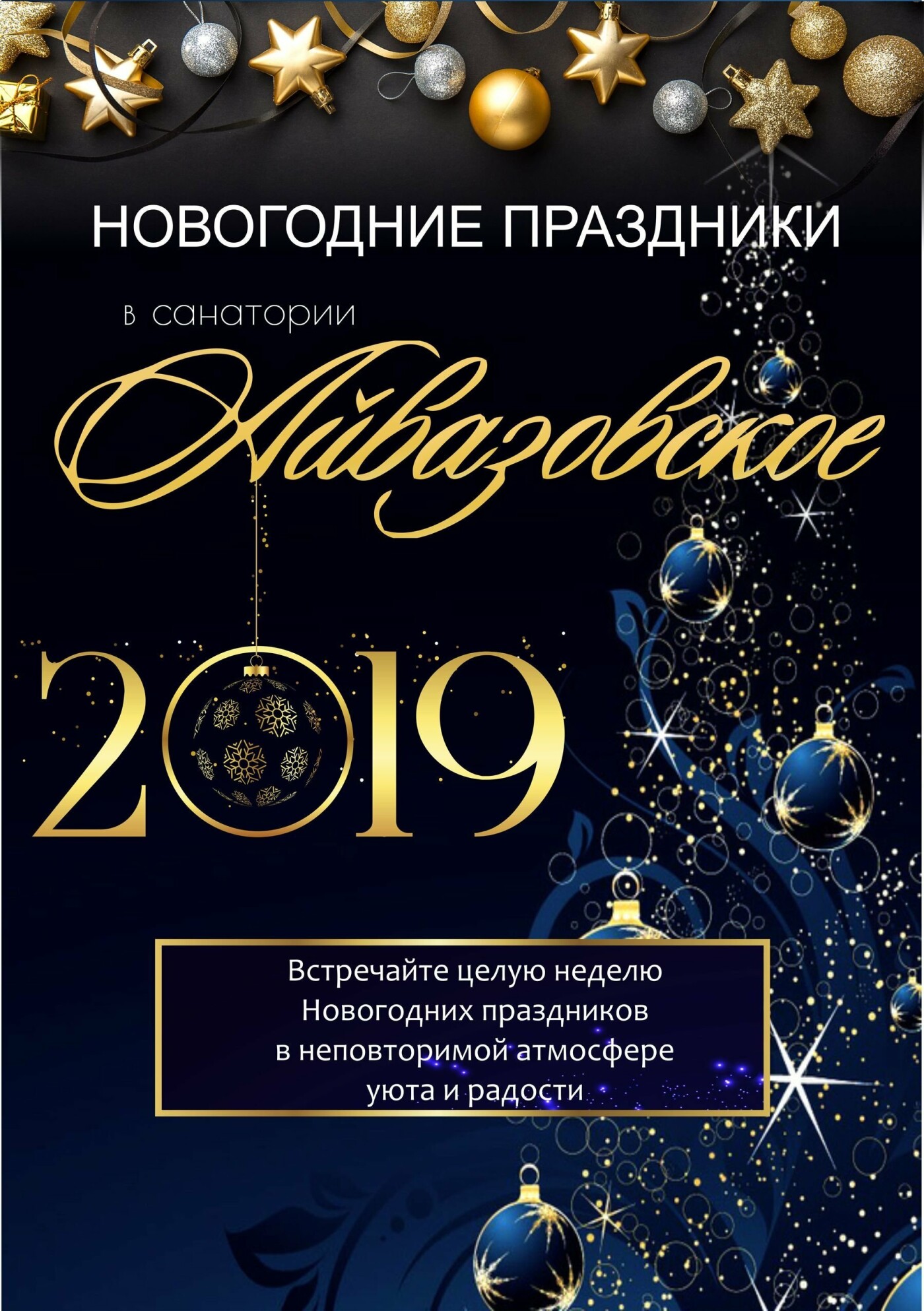 Встречайте Новый год-2019 всей семьей в санатории «Айвазовское»!, фото-1