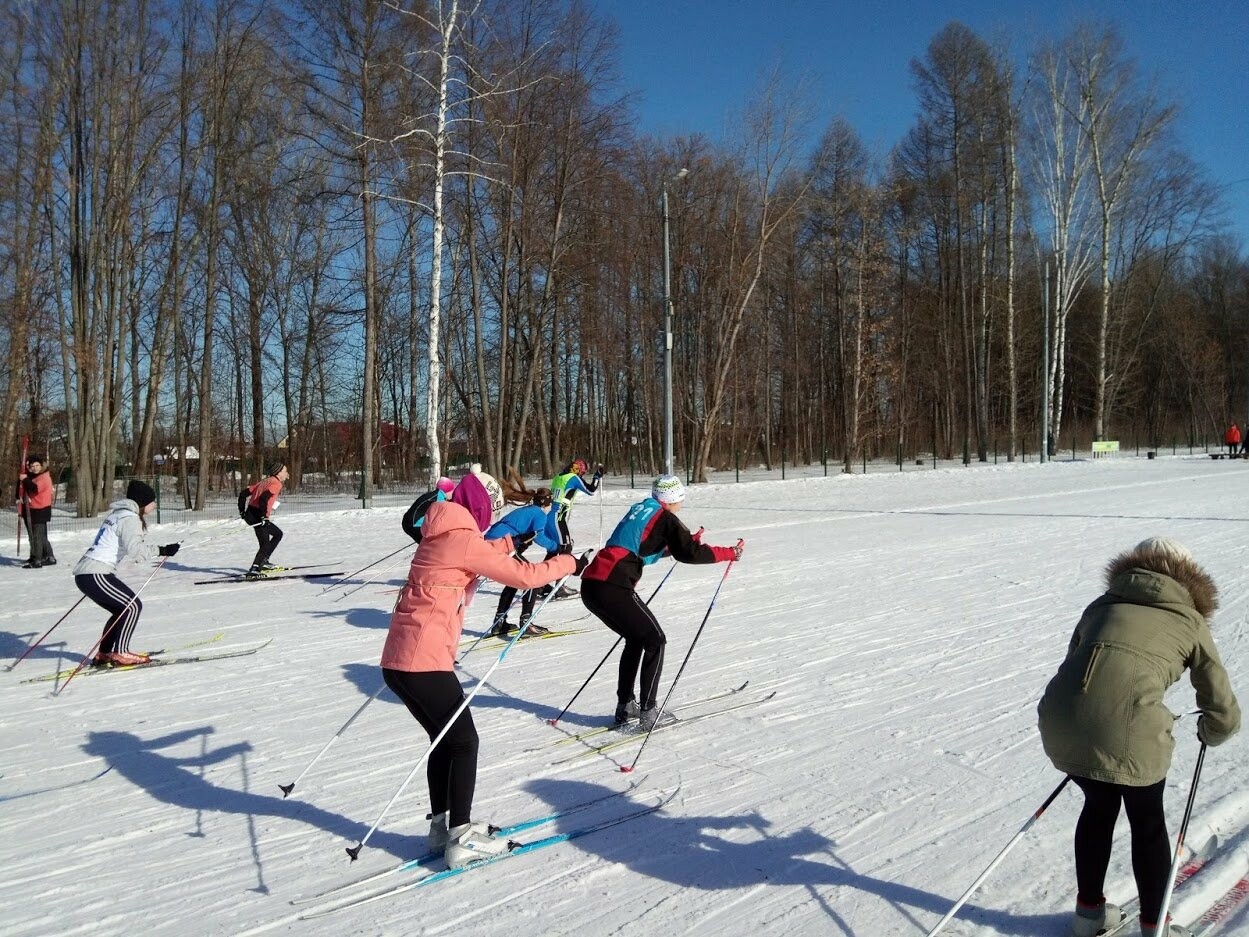 Тамбовские школьники проверили на прочность главную городскую лыжную трассу , фото-6
