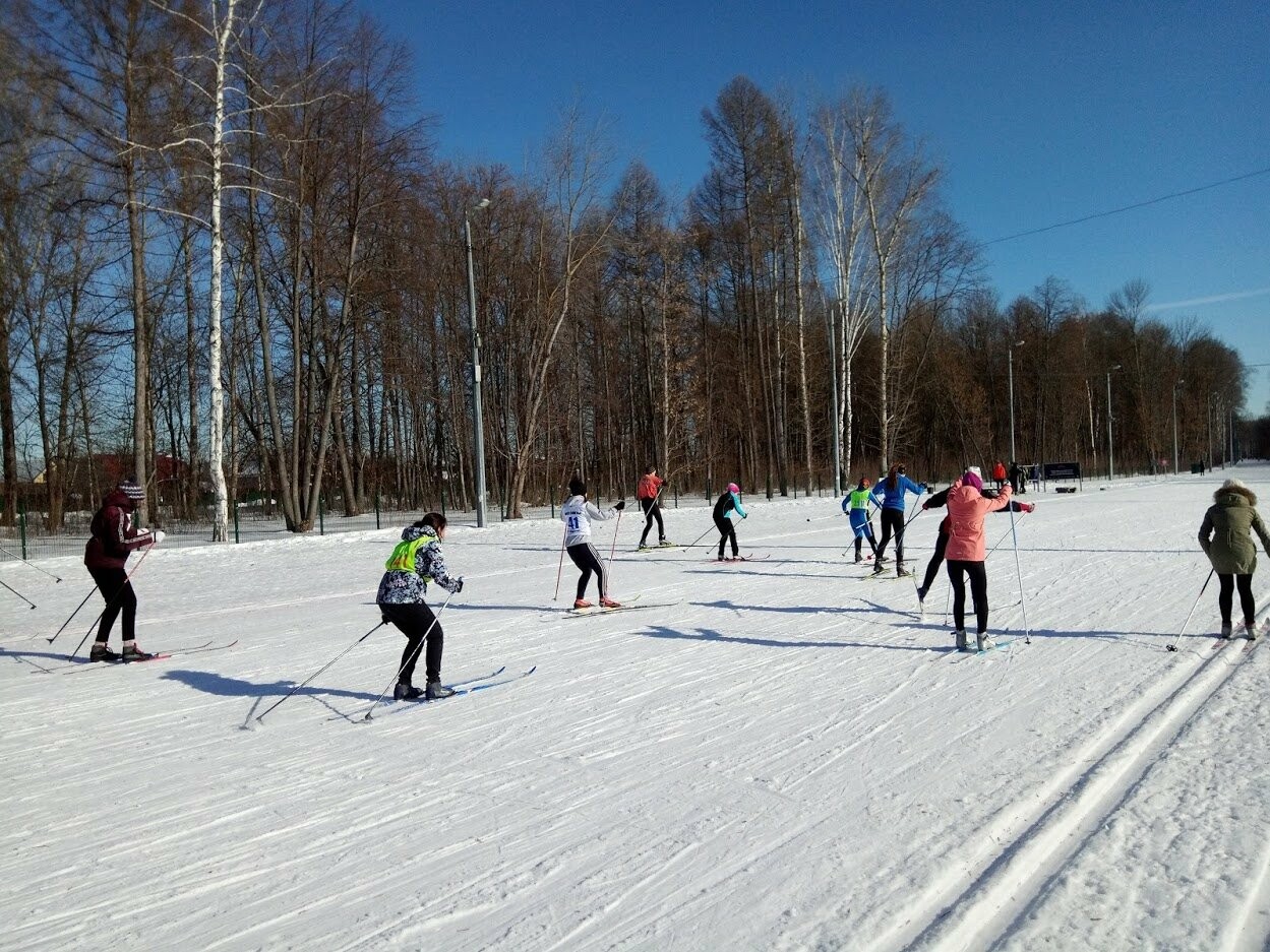 Тамбовские школьники проверили на прочность главную городскую лыжную трассу , фото-7