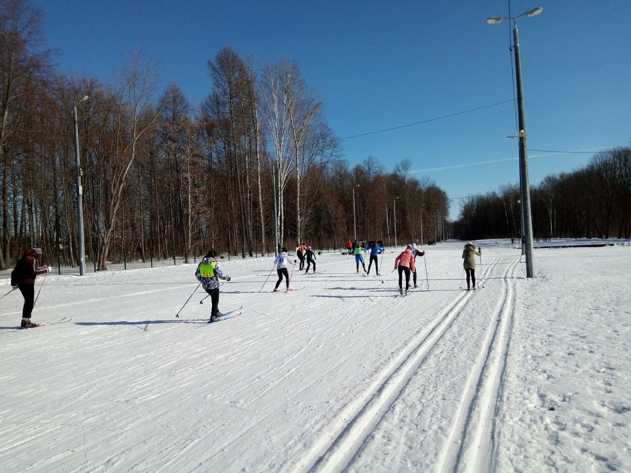 Тамбовские школьники проверили на прочность главную городскую лыжную трассу , фото-8