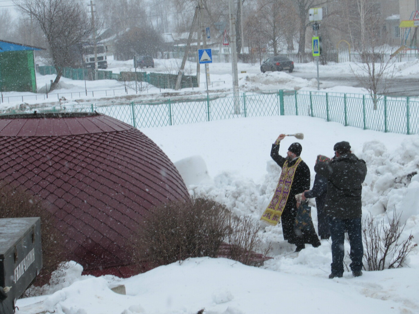 Под Тамбовом на колокольню храма Казанской иконы Божией Матери установили купол, фото-2