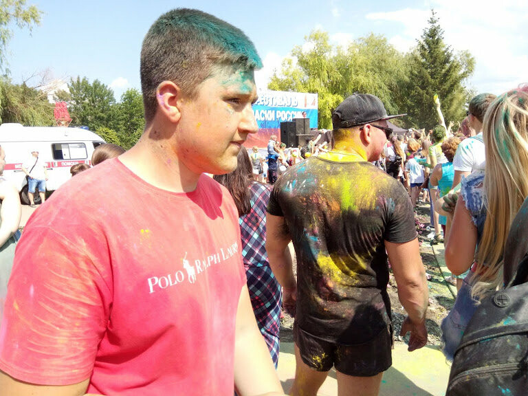 Тамбовчан раскрасили во все цвета радуги в парке Победы, фото-9